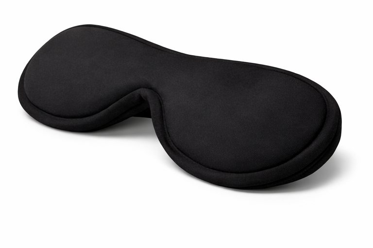 💤 Sovemaske i silk-sateng – Komfort og mørke for bedre søvn