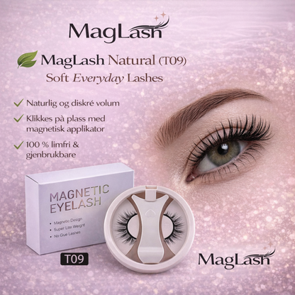 MagLash - Magnetiske vipper. Klikk på. Klikk av.