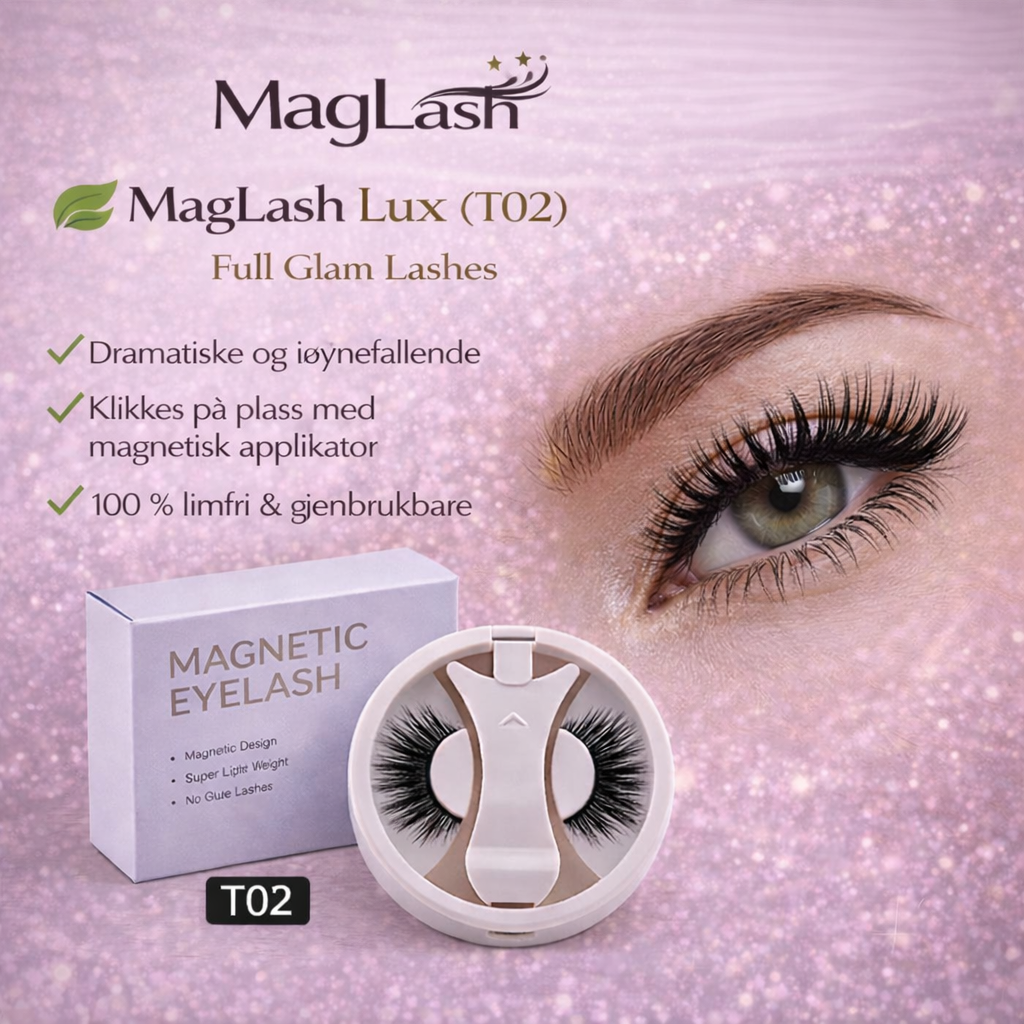 MagLash - Magnetiske vipper. Klikk på. Klikk av.