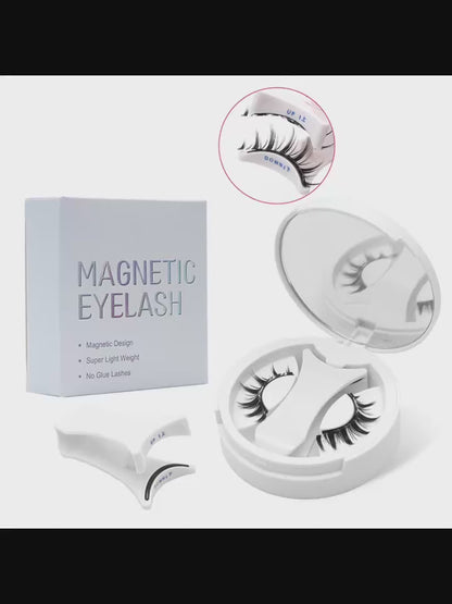 MagLash - Magnetiske vipper. Klikk på. Klikk av.