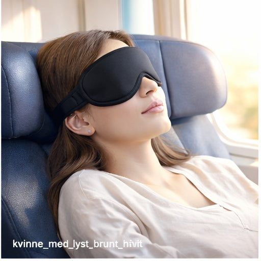 💤 Sovemaske i silk-sateng – Komfort og mørke for bedre søvn